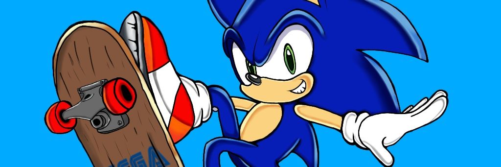 The #1 Blue Blur! banner