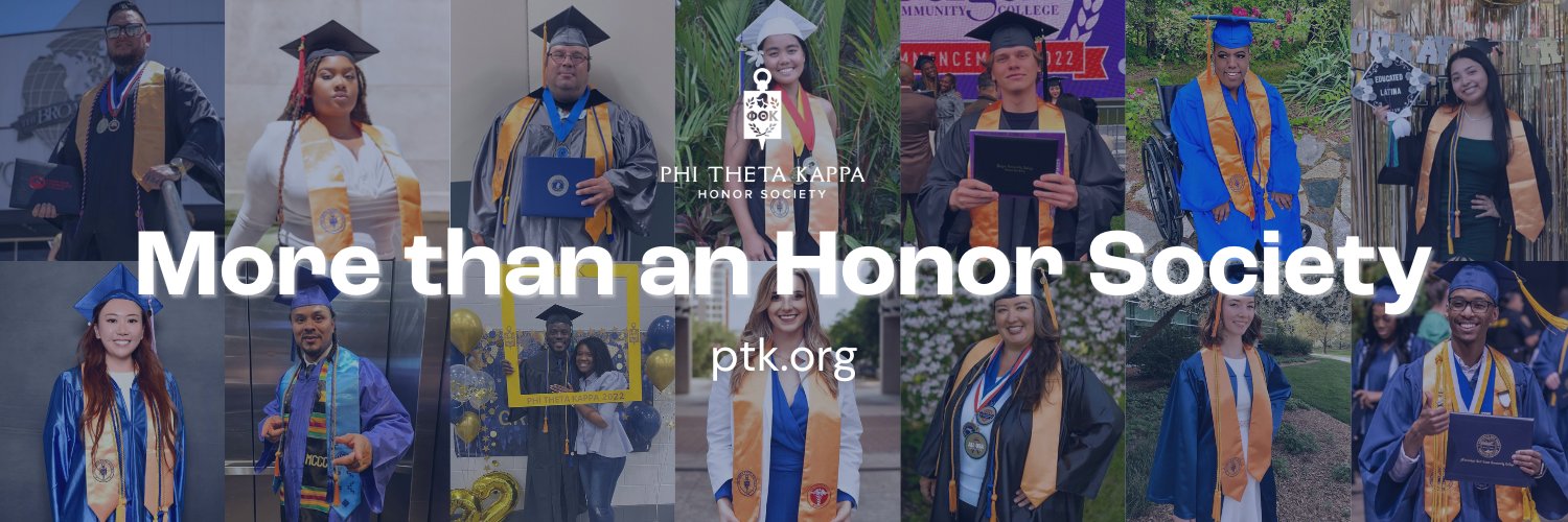 Phi Theta Kappa Honor Society banner