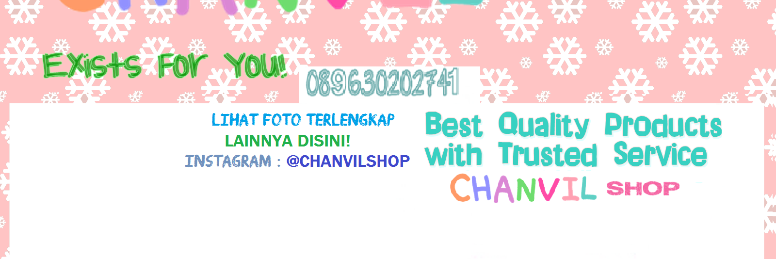 IG : CHANVILSHOP banner