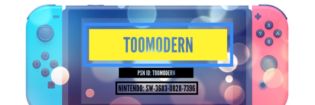 toomodernPSN's profile banner image