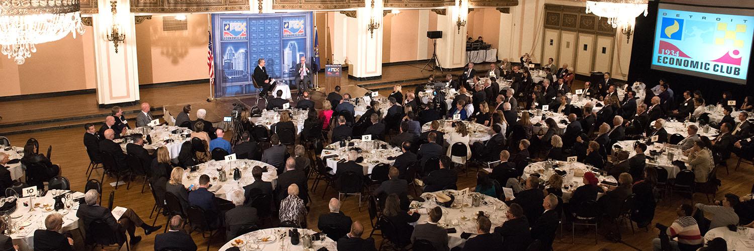 Detroit Economic Club banner