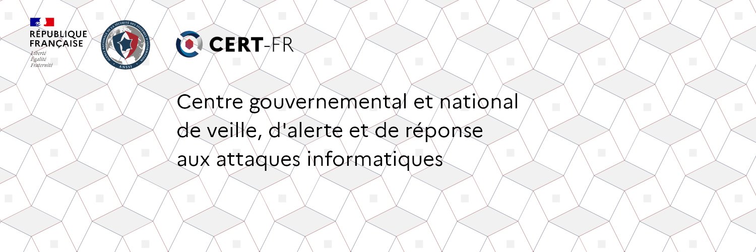 CERT-FR's banner