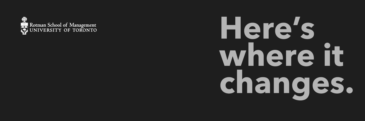 Rotman School banner