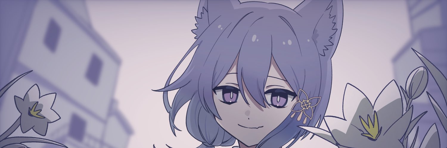 潤紫うる@vtuber banner