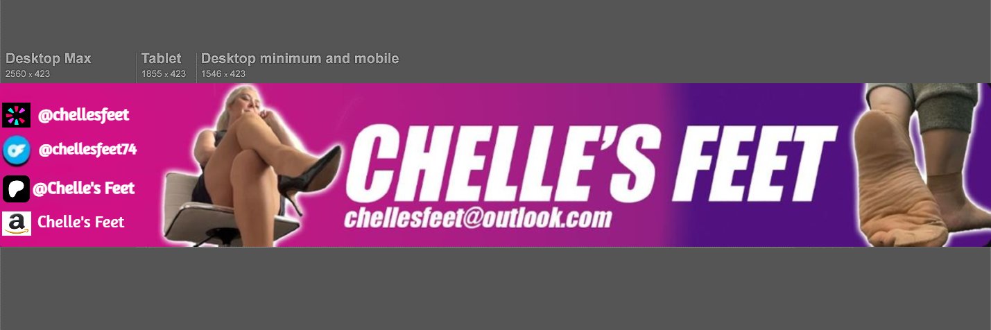 ChellesFeet's profile banner image