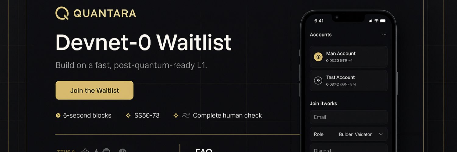 QuantaraChain's profile banner image