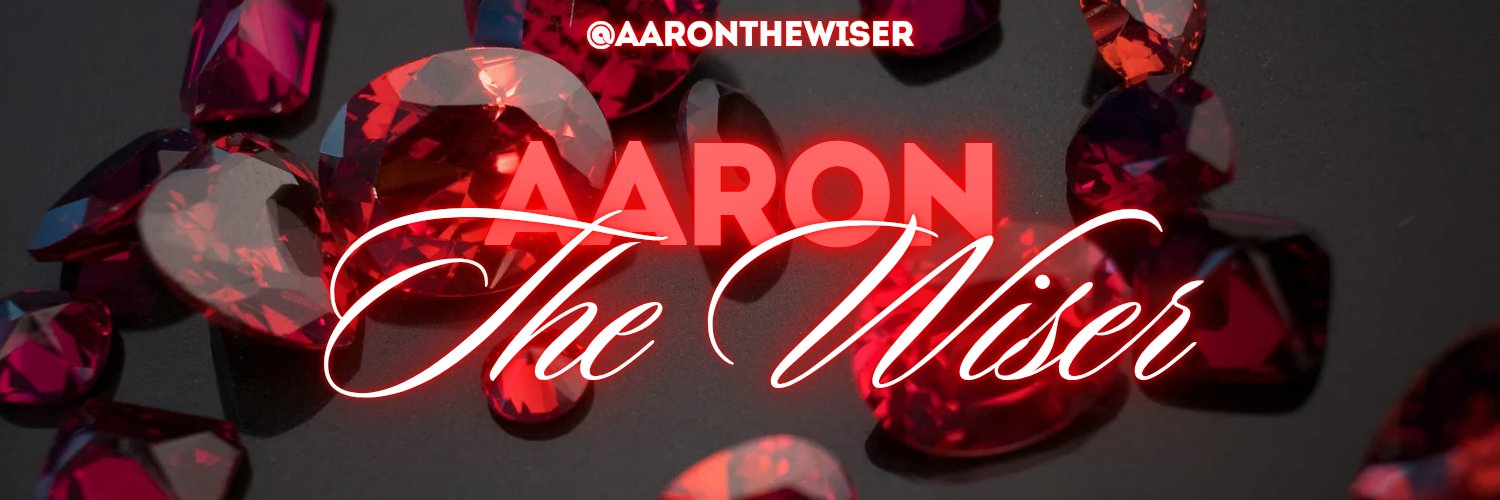 𝕬𝖆𝖗𝖔𝖓 𝔗𝔥𝔢 𝔚𝔦𝔰𝔢𝔯 banner