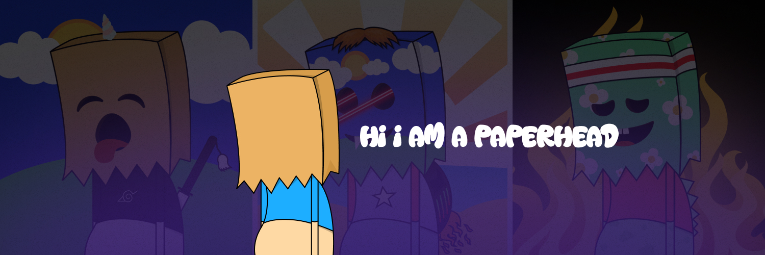 hoodpaperhead's profile banner image