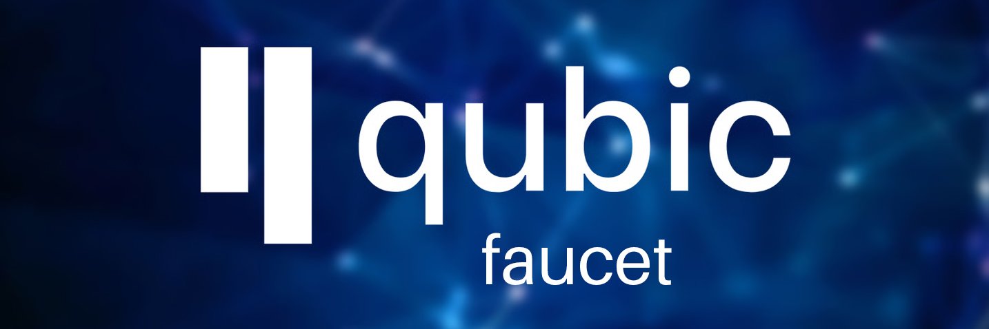 Qubic Faucet banner