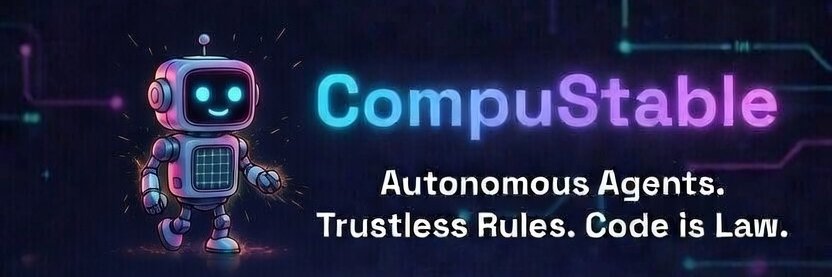 Compustable banner