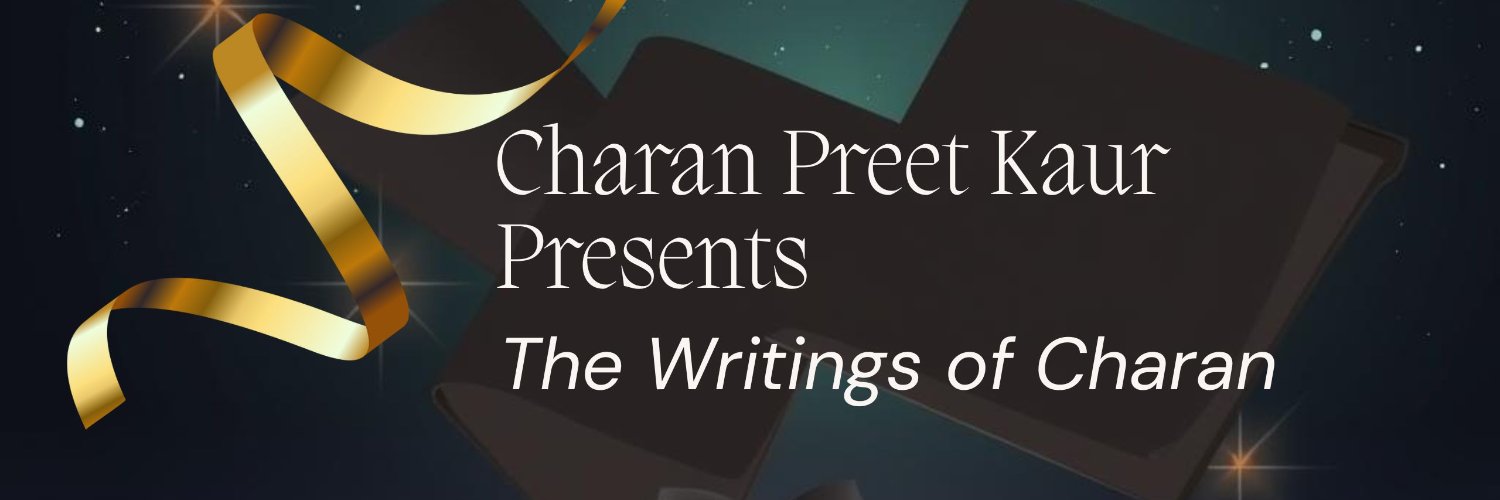 writingofcharan's profile banner image