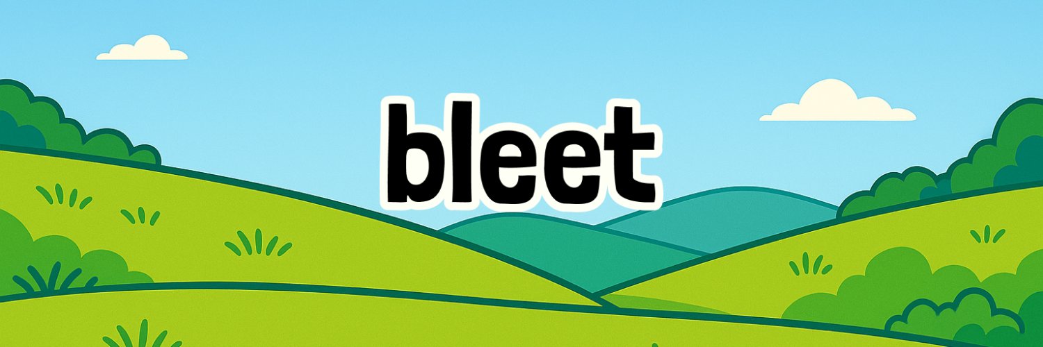 Bleet banner
