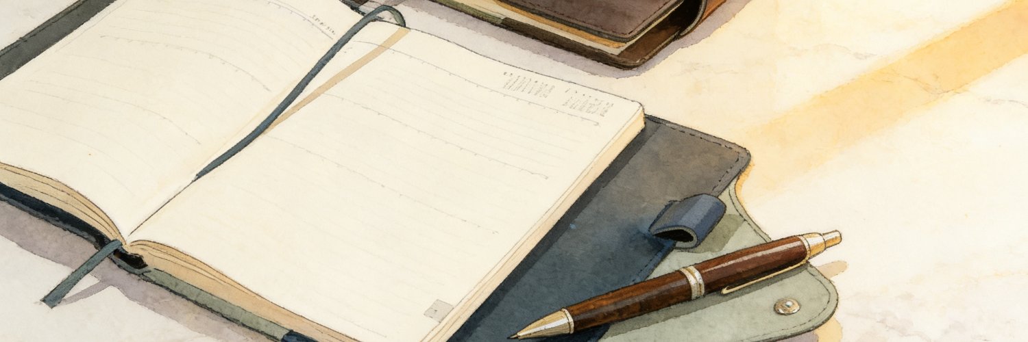川北真司 | 文具づくり+はかどるための思考術✒️🗒️ banner