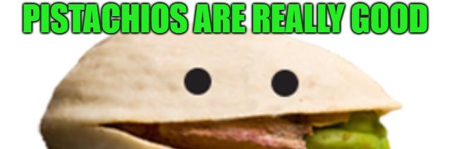 Horatio Moustachio Pistachio banner