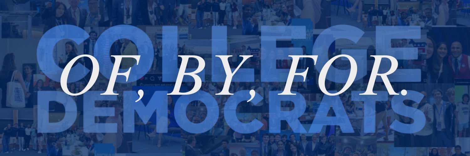 College Democrats of America's banner
