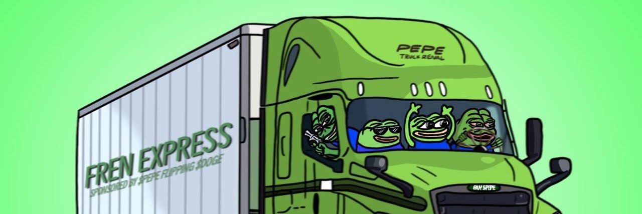 Trucker Frog Groyper banner