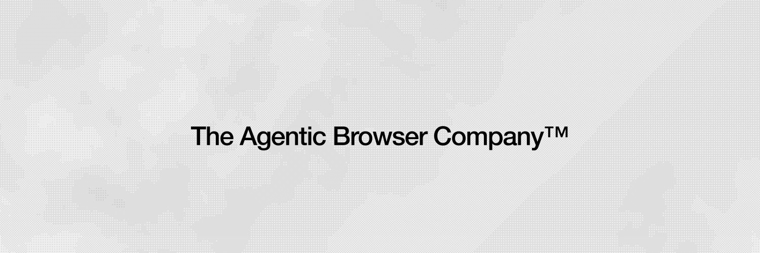 The Agentic Browser Company banner