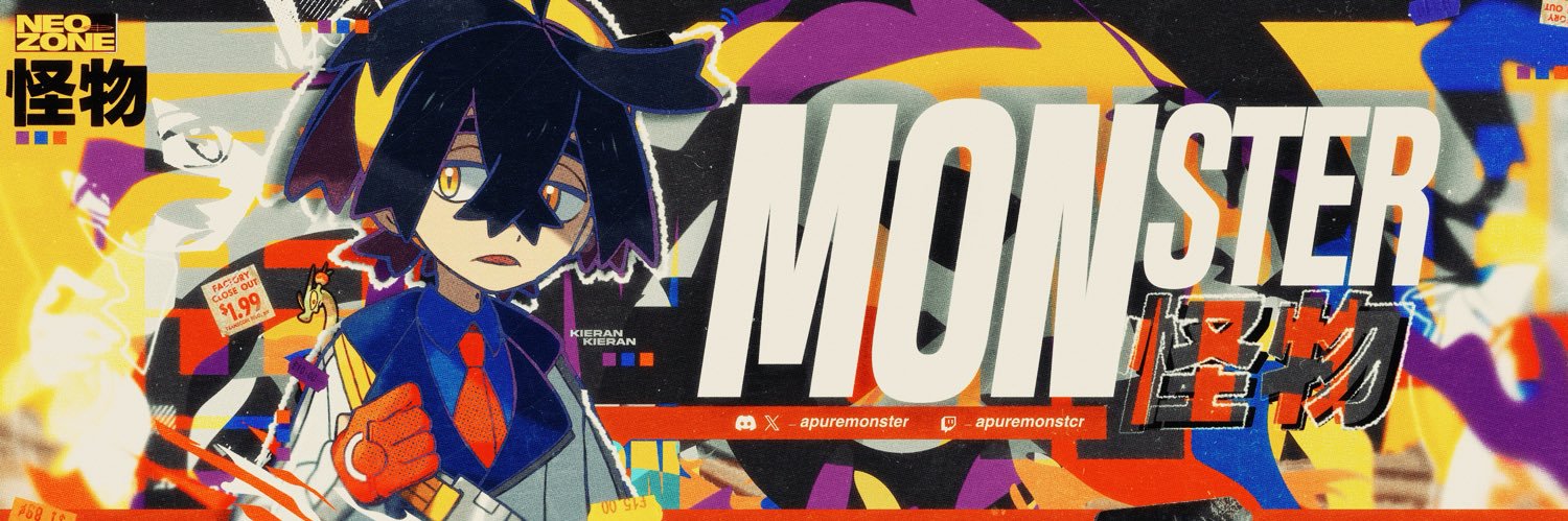 Monster ✘ banner