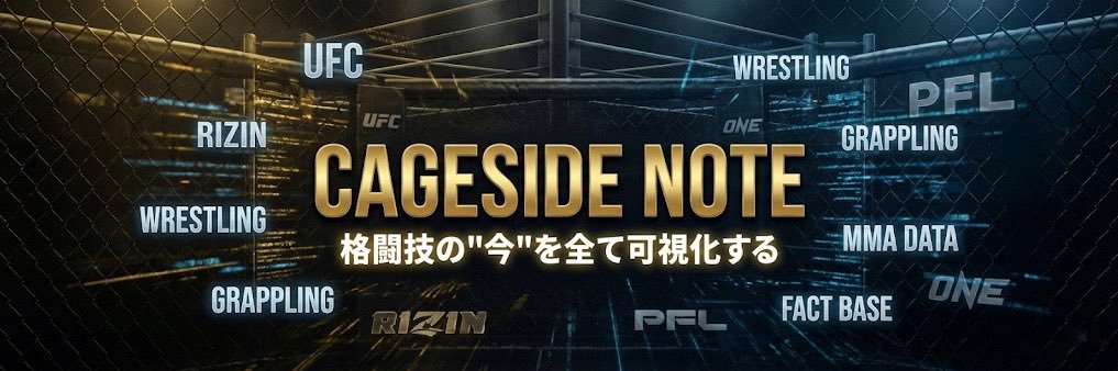 CageSide Note banner