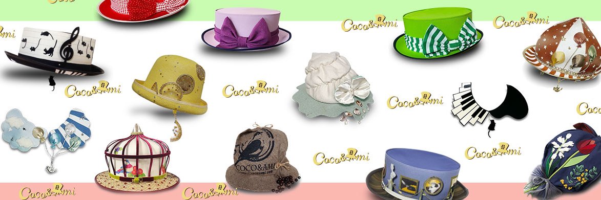 帽子屋Coco&Ami 6/7(日)サロンドシャトー banner
