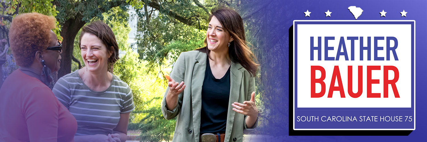 Heather Bauer for SC 75 banner