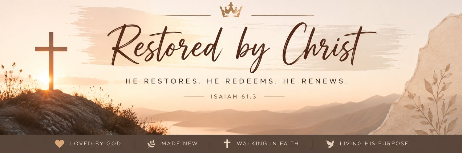 Restored by Christ banner
