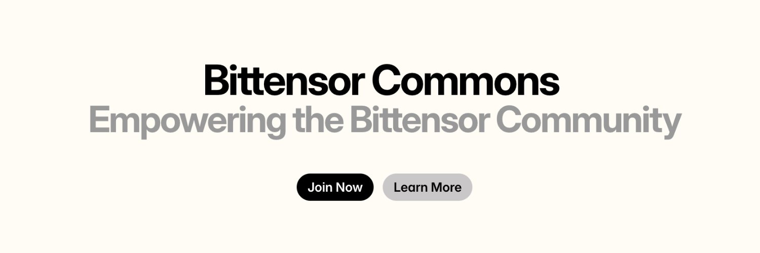 Bittensor Commons banner
