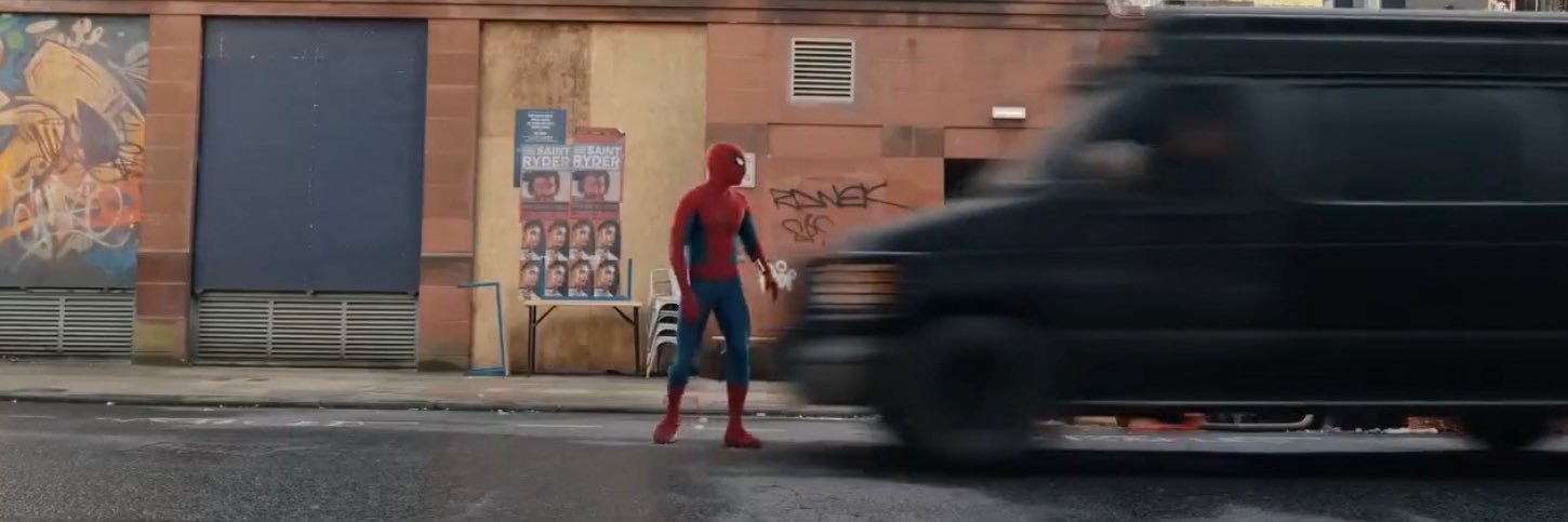 don't forget the hyphen between spider and man banner