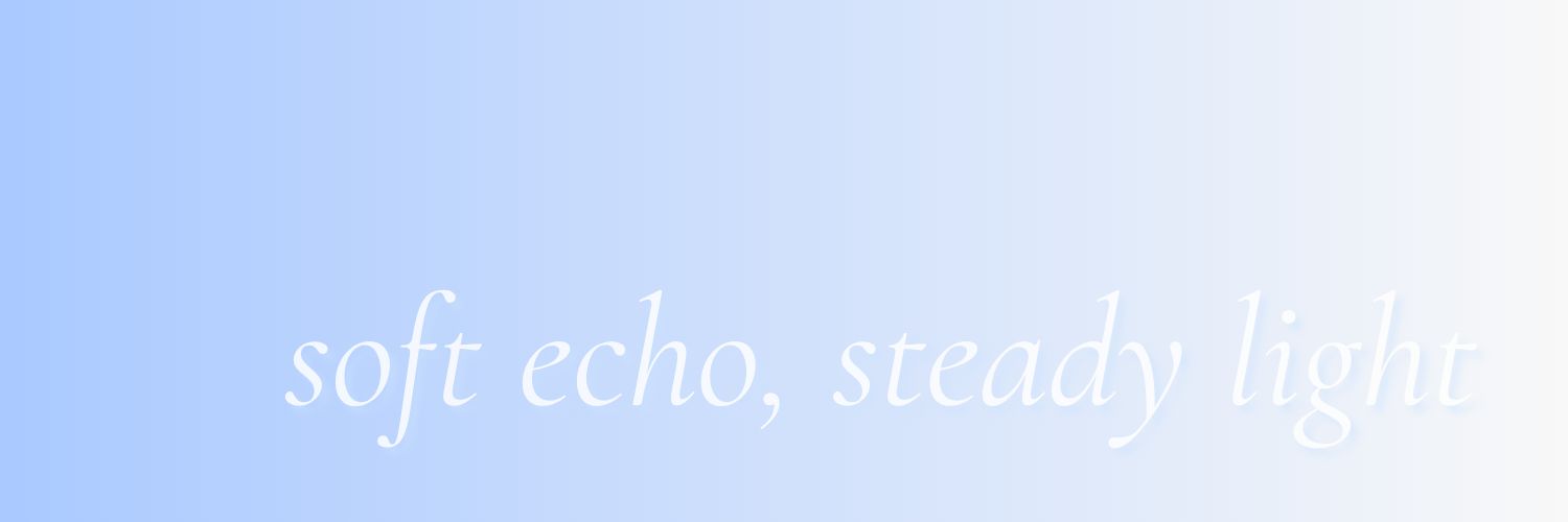 soft echo for Nu banner