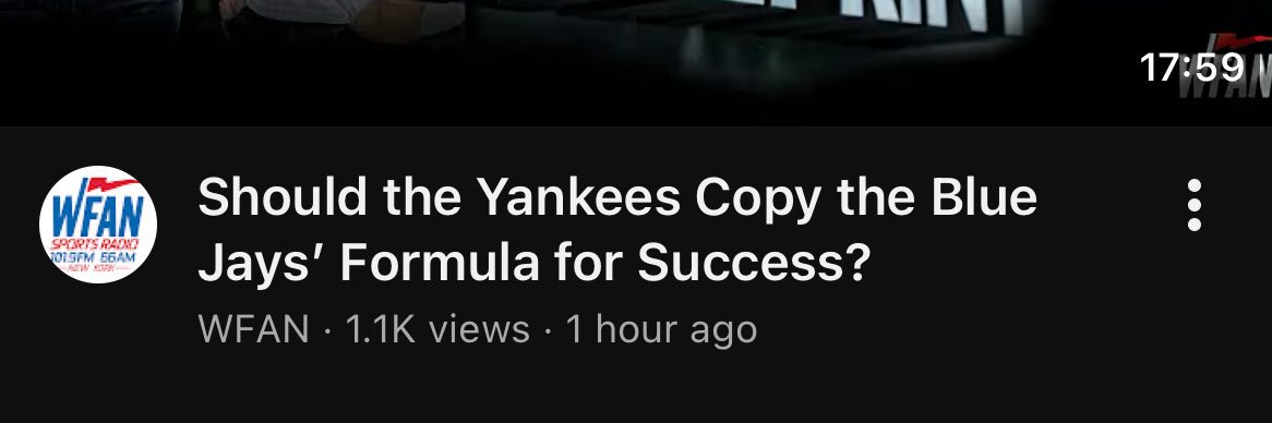 Sad Blue Jays Fan banner