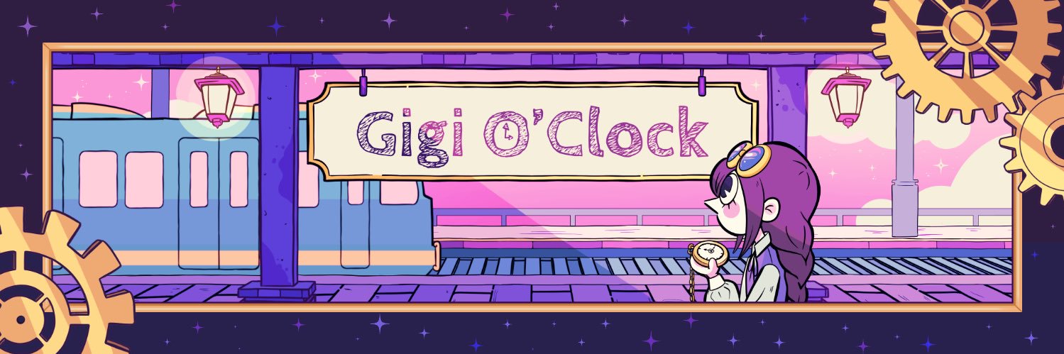 Gigi O’Clock + @ Art raffle! 📌 banner