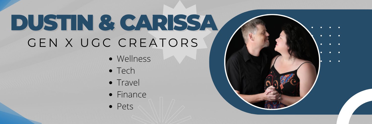 Dustin & Carissa | Gen X UGC Creators banner