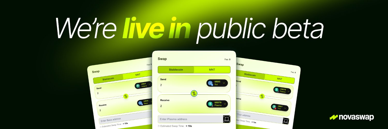 Novaswap banner