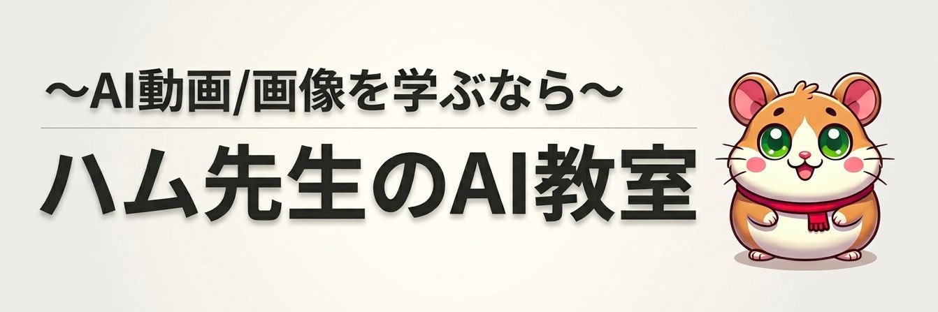 ハム先生【最新AIツールの活用術】 banner