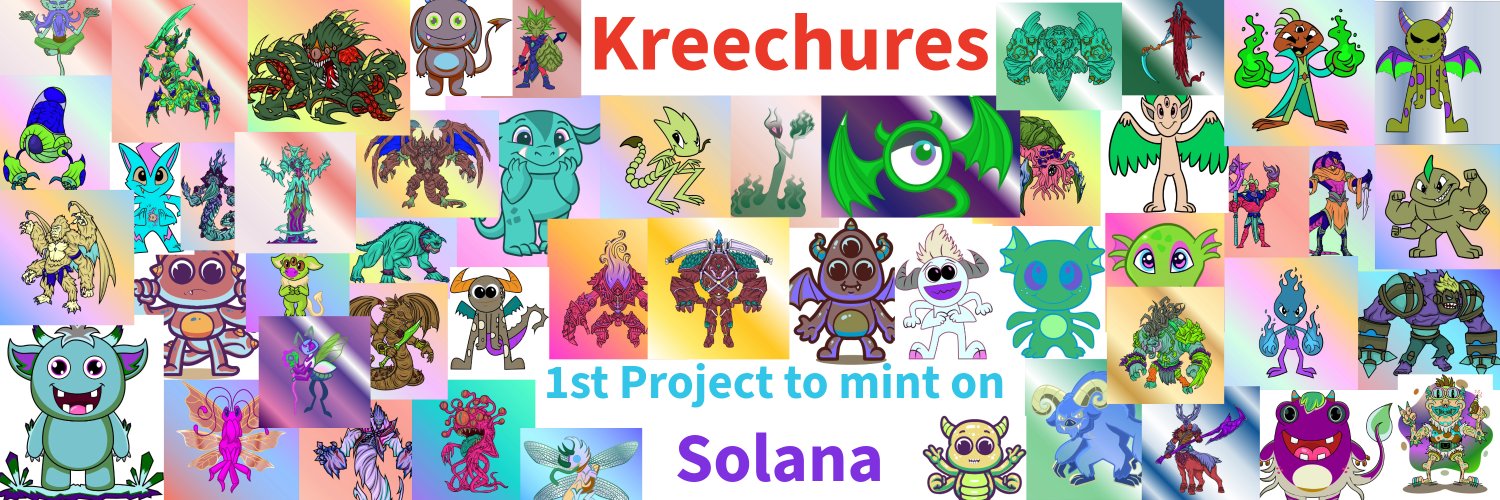 Kreechures Support banner
