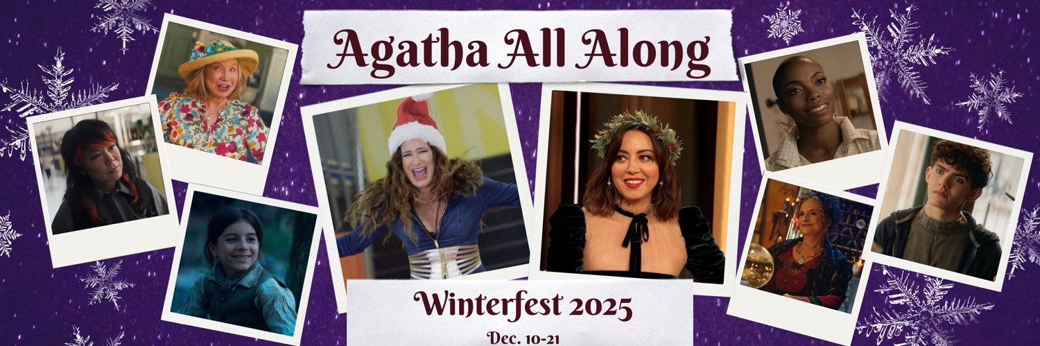 Agatha All Along Winterfest banner