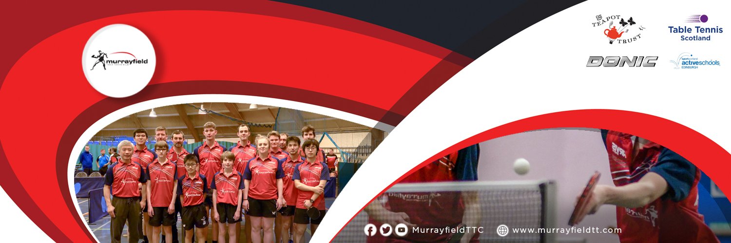 Murrayfield Table Tennis Club banner