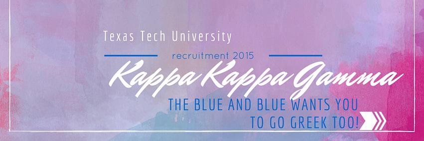 Texas Tech Kappa banner