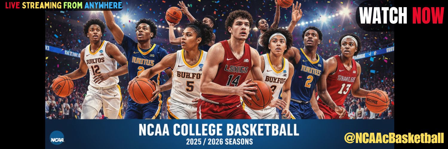 NCAA College Basketball 2026 Live Stream banner