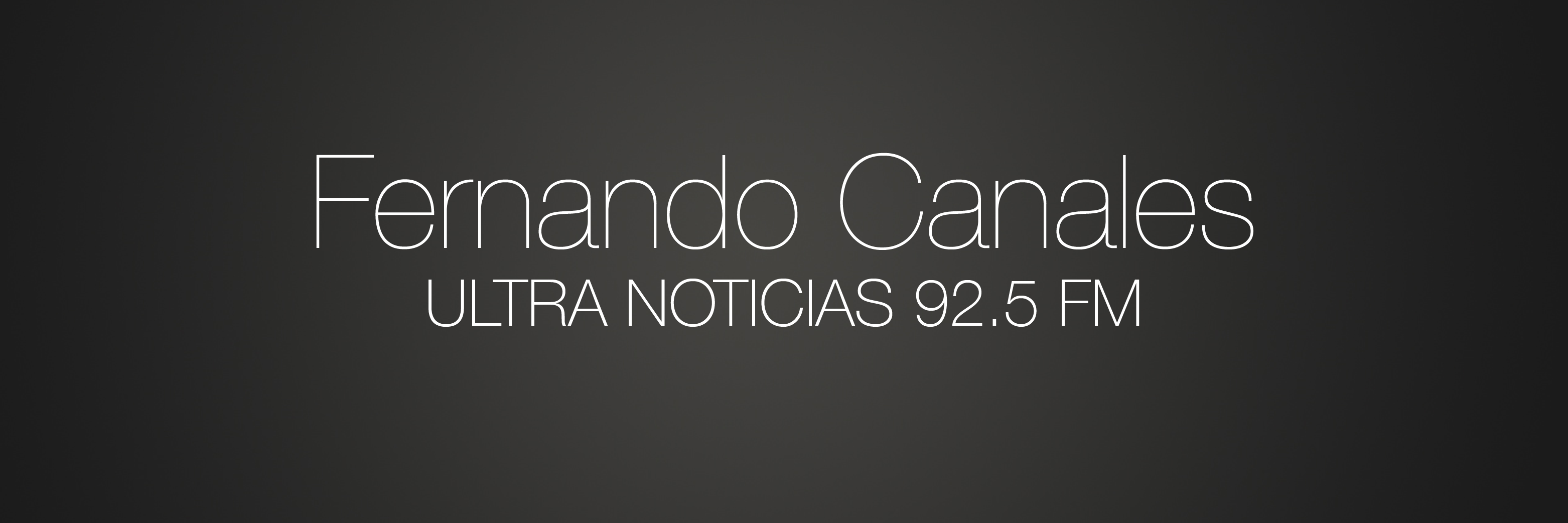 Fernando Canales F banner