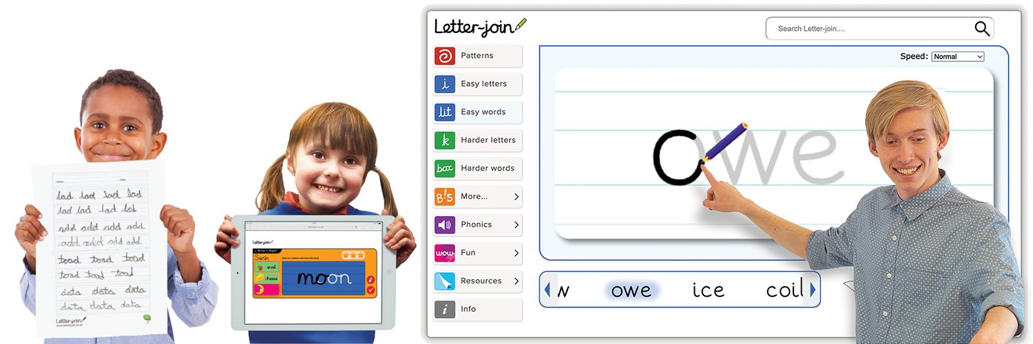 Letter-join - handwriting made easy! banner