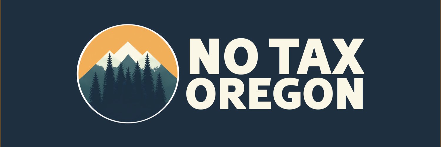 No Tax Oregon banner