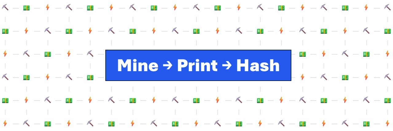 Mine Print Hash banner