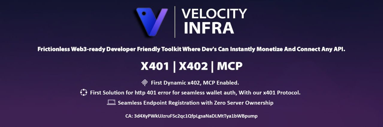 VELOCITY INFRA banner