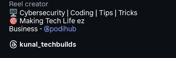 kunalBuilds Profile Banner