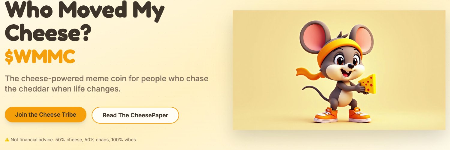 Who Moved My Cheese? banner