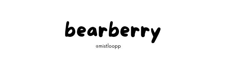 bearberry 𝜗ৎ banner