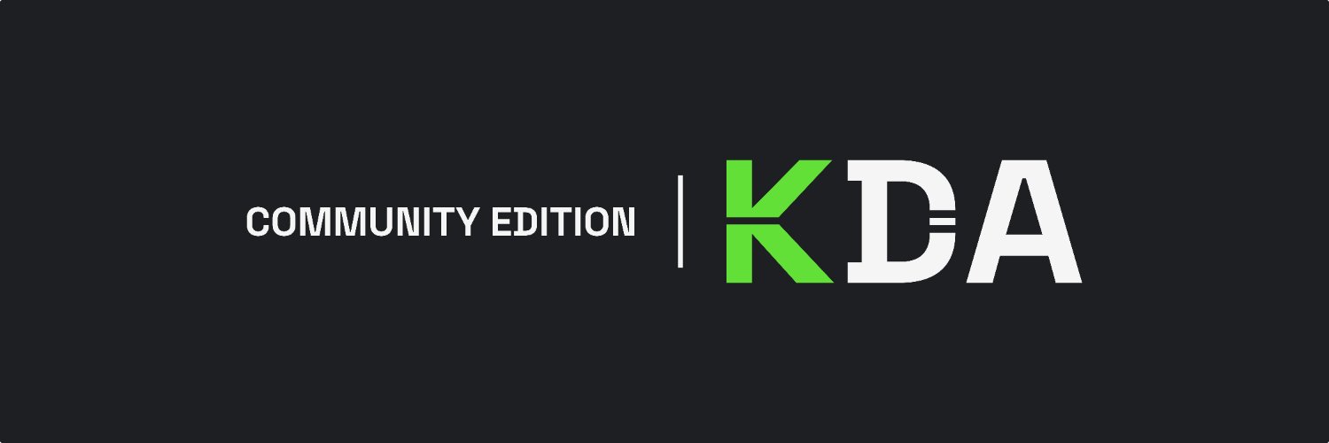 KDA Community Edition banner