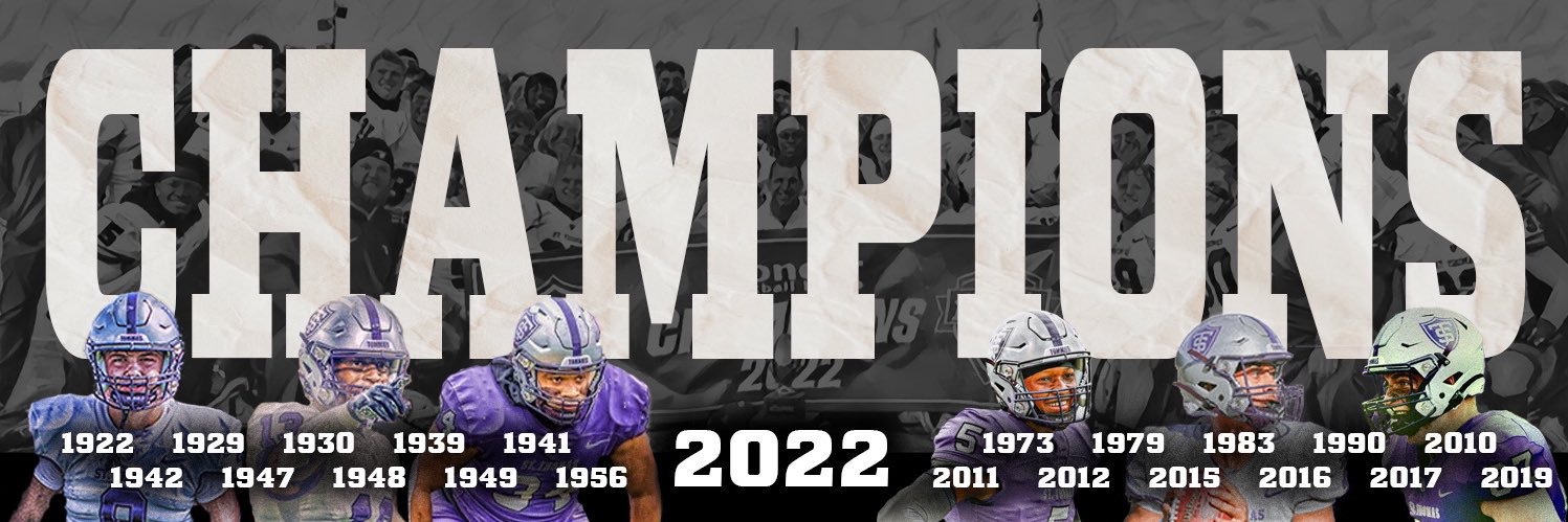 St. Thomas Football's banner