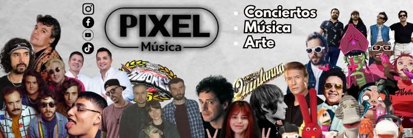 Pixel música banner